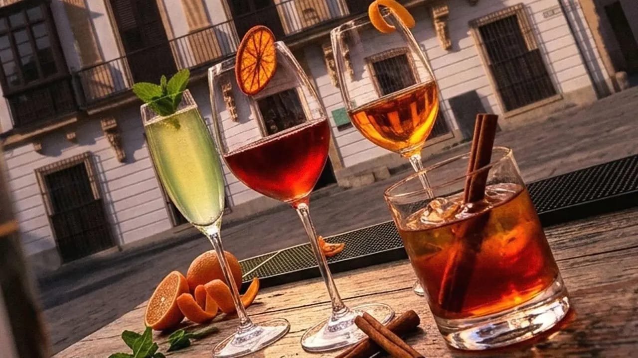 Cata de cócteles con vinos del Marco de Jerez