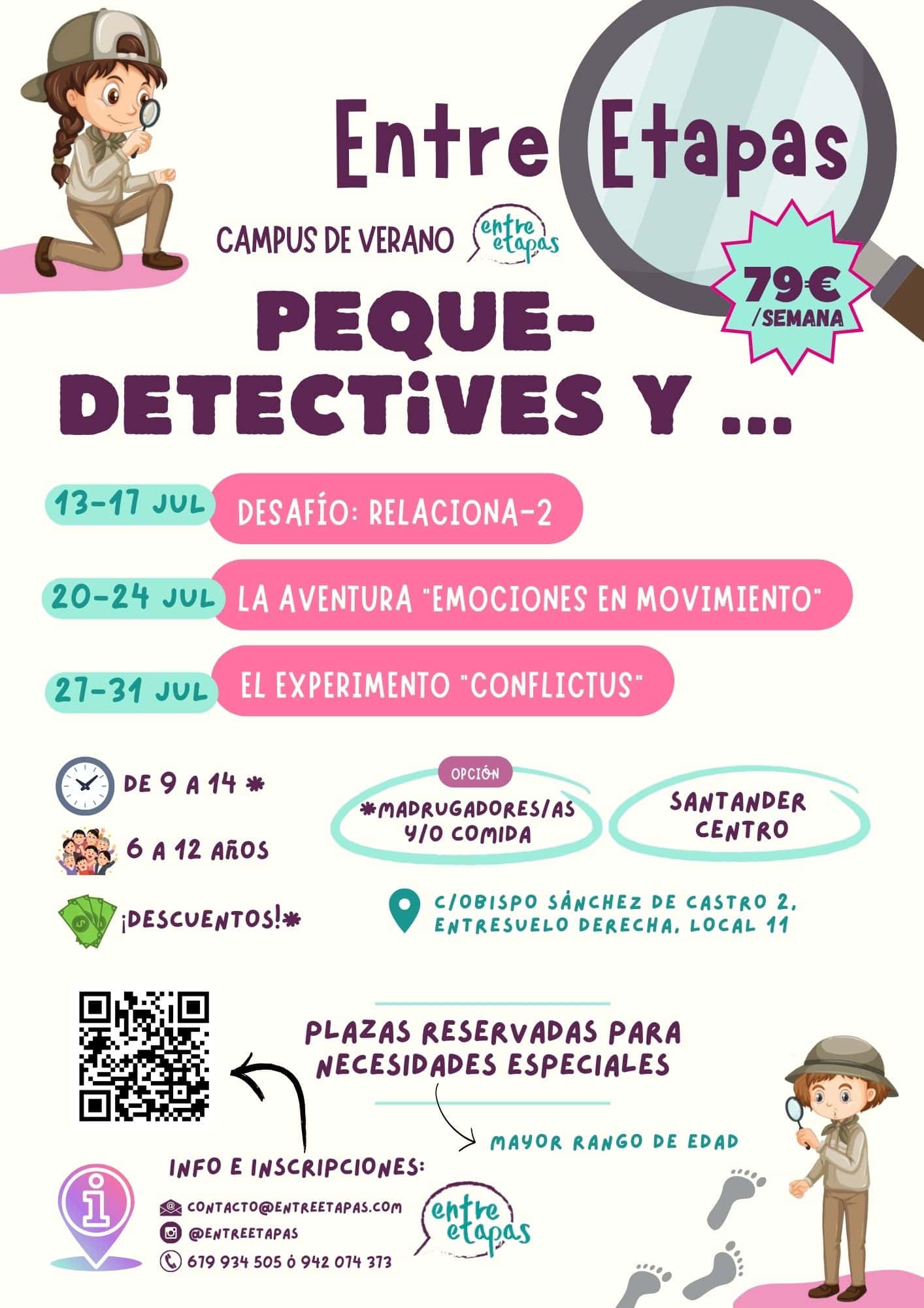 Campus infantil de verano 'Peque-Detectives' - Entre Etapas