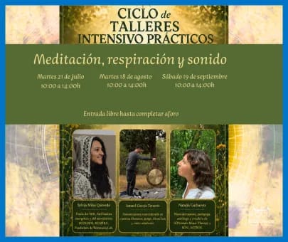 Taller de meditación, respiración y sonido