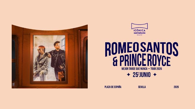 Concierto de Romeo Santos y Prince Royce en Icónica Santalucía Sevilla Fest