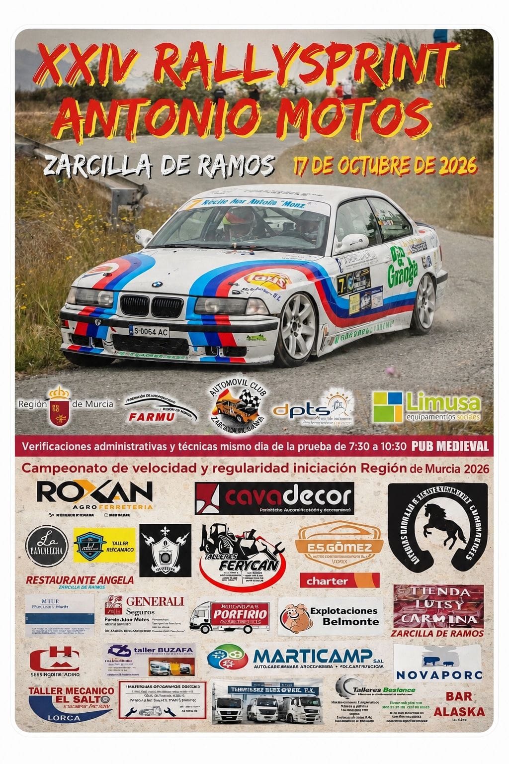 Rallye Sprint Zarcilla de Ramos - Memorial Antonio Motos