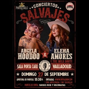 Conciertos Salvajes: Angela Hoodoo y Elena Amores & The Wild Boots