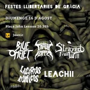 Concierto de Blue Omelet en las Festes Llibertaries de Gràcia