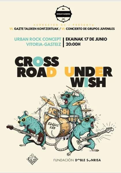 Concierto de grupos juveniles El Ensayadero: Cross Road y Under Wish