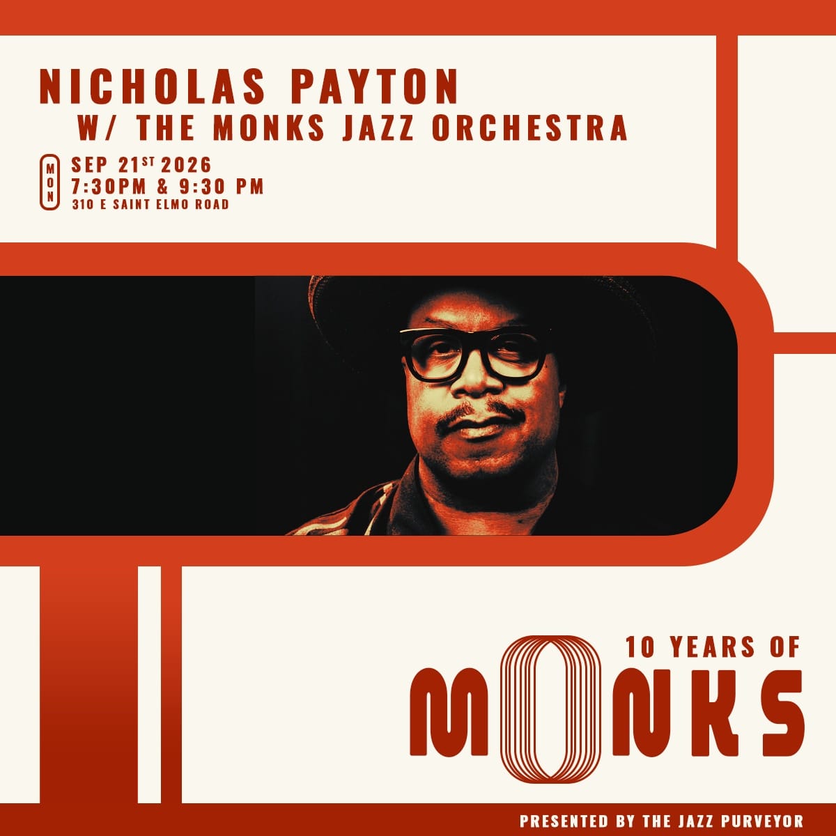 10 Years of Monks | Nicholas Payton w. the Monks Jazz Orchestra