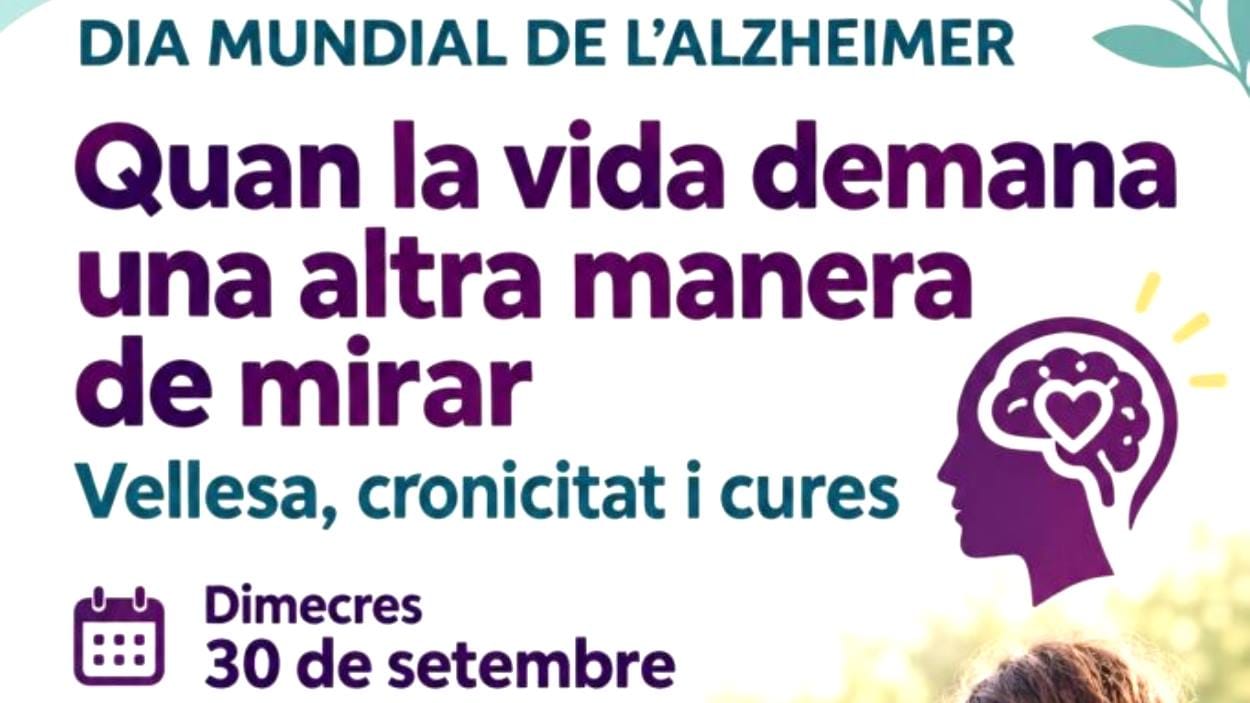Dia Mundial de l'Alzheimer: Xerrada: Vellesa, cronicitat i cures