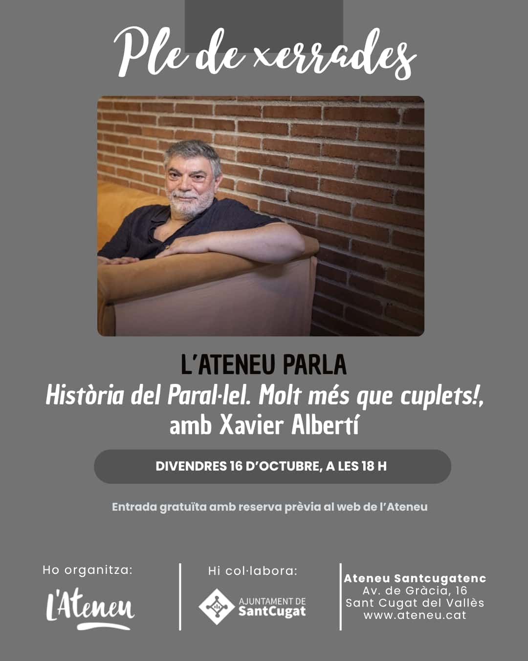 L'Ateneu Parla: Història del Paral·lel. Molt més que cuplets!