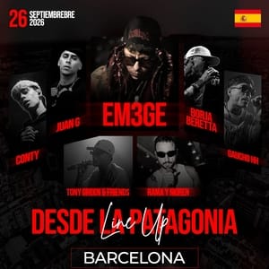 em3ge - Desde la Patagonia World Tour 2026