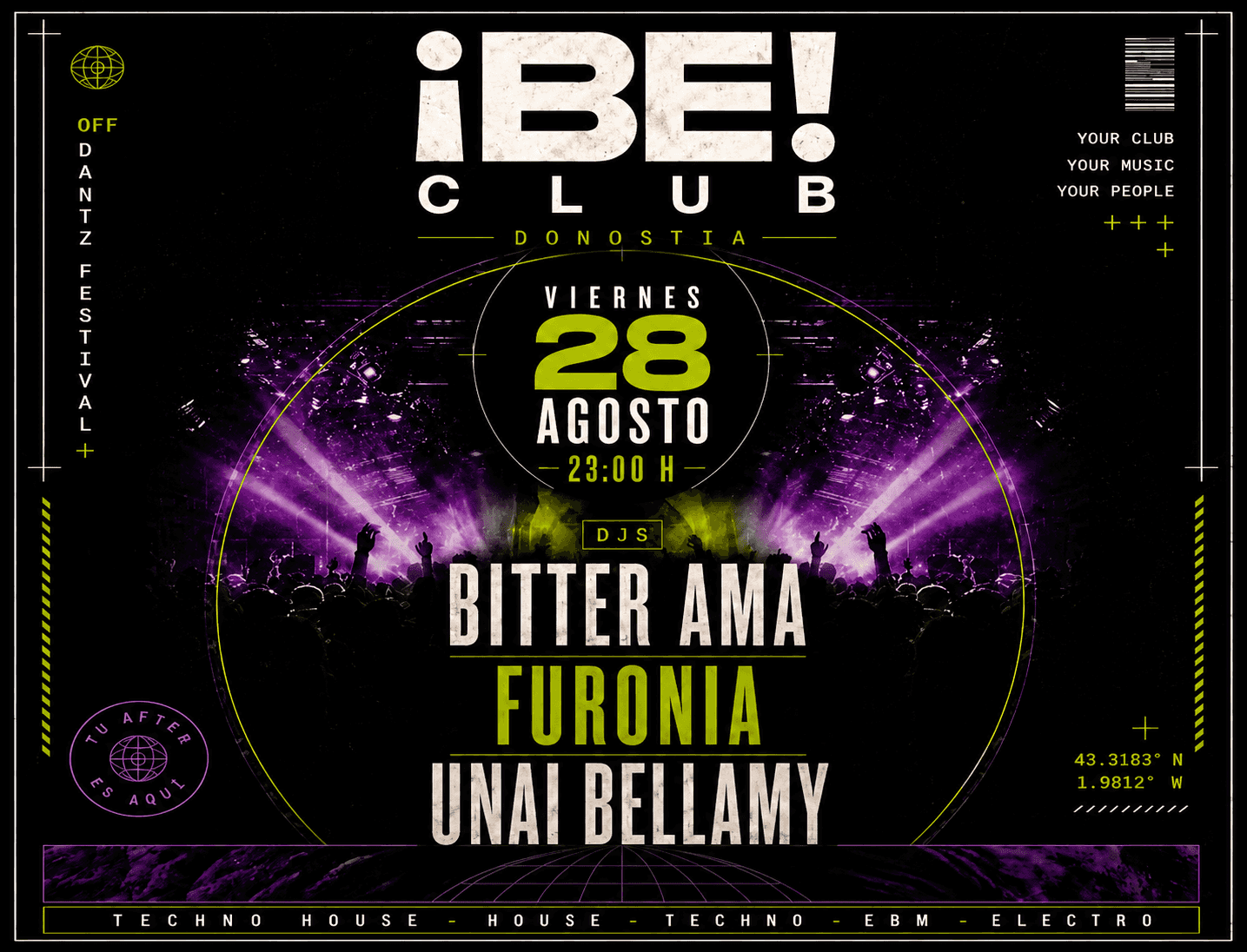 Off Dantz Festival: Bitter Ama + Furonia + Unai Bellamy