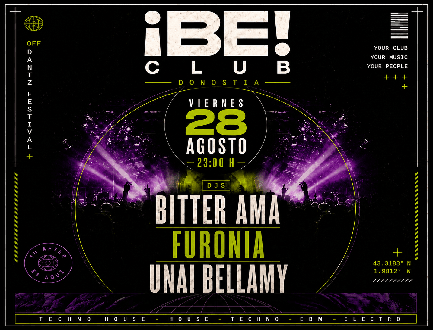 Off Dantz Festival: Bitter Ama + Furonia + Unai Bellamy