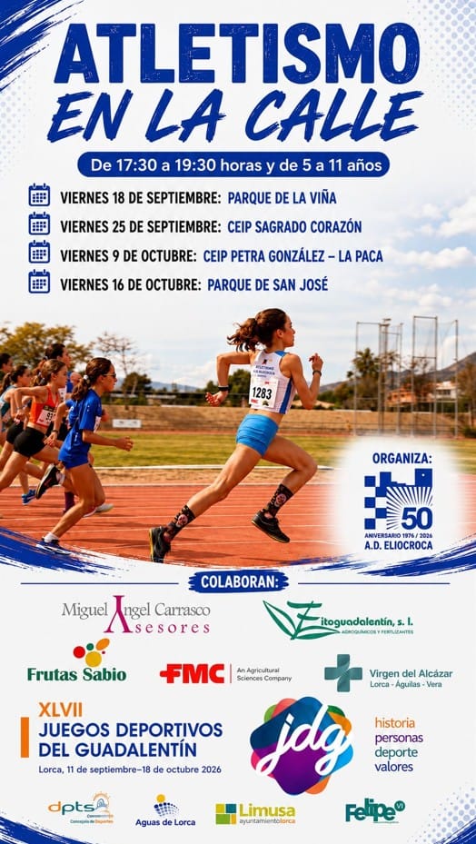 Atletismo en la Calle - Juegos Deportivos del Guadalentín