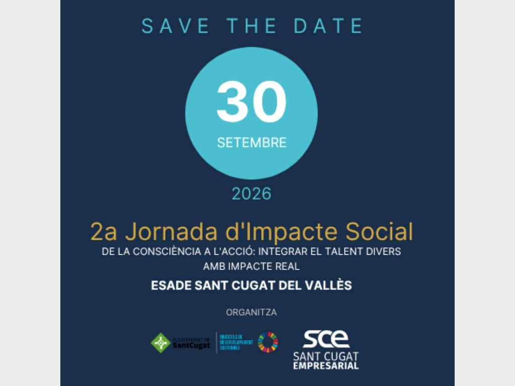 2a Jornada d'Impacte Social. De la consciència a l'acció: talent divers, impacte real