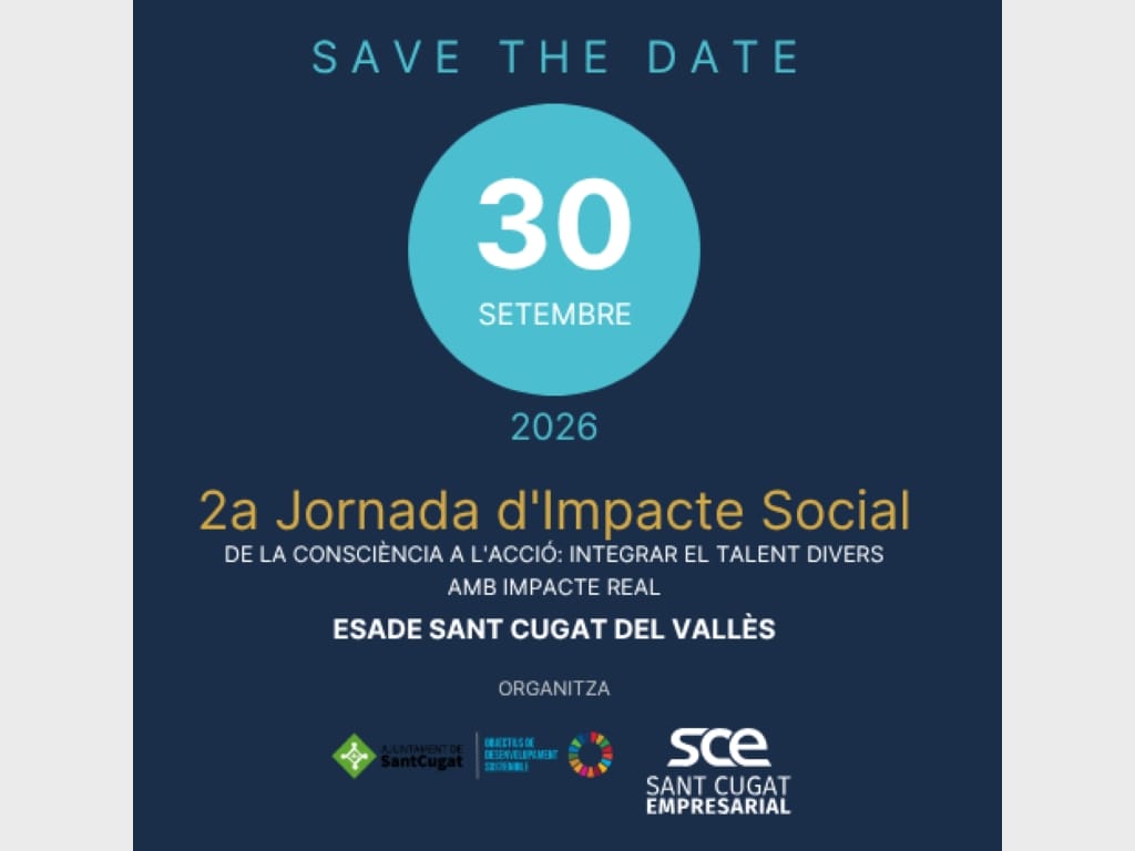 2a Jornada d'Impacte Social. De la consciència a l'acció: talent divers, impacte real
