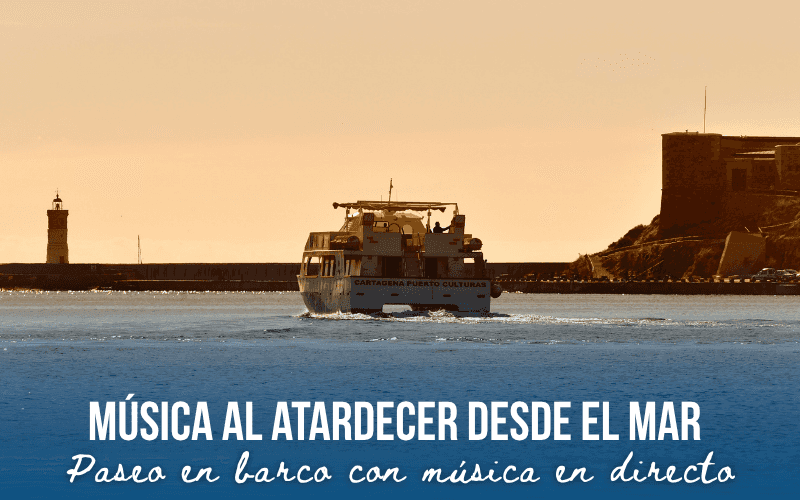 Música al Atardecer desde el Mar. Paseo en barco con música en directo