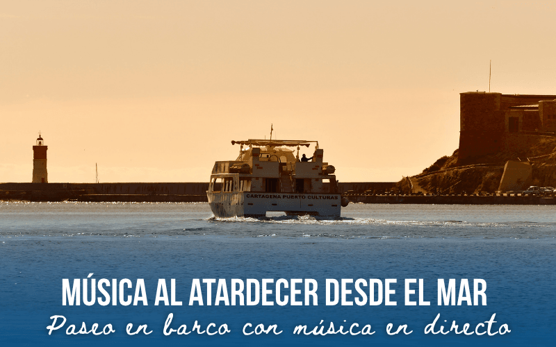 Música al Atardecer desde el Mar. Paseo en barco con música en directo