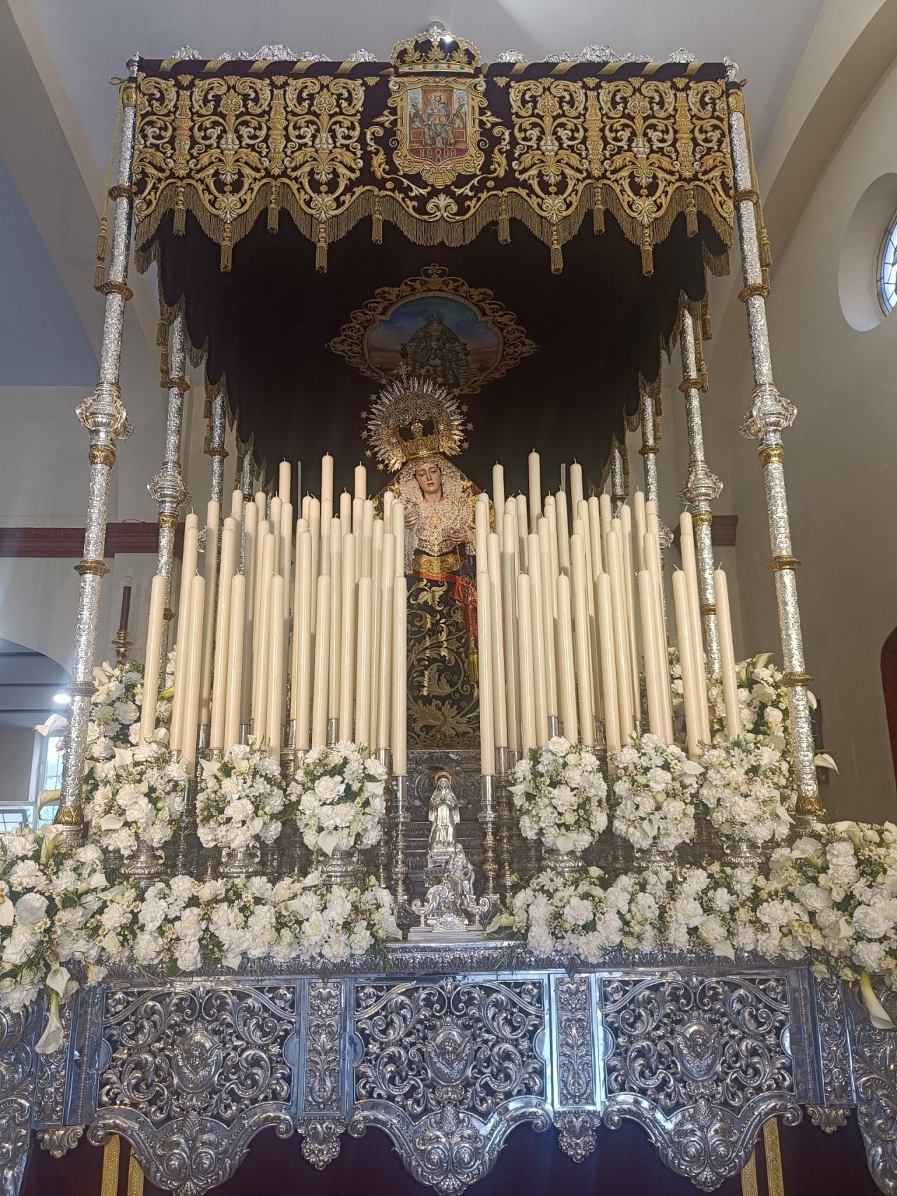 Salida procesional de María Santísima de la Caridad de San Lucas
