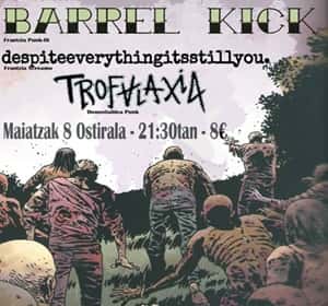 Concierto de Barrel Kick, despiteeverythingitsstillyou y Trofalaxia