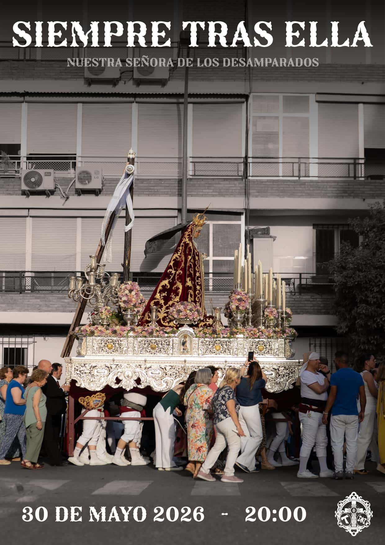 Salida procesional de la Virgen de los Desamparados de Alcosa
