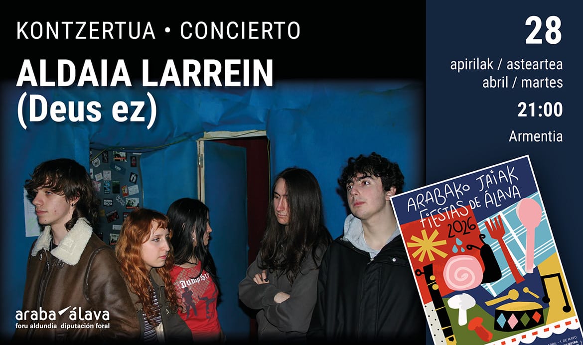 Concierto de Aldaia Larrein en las Fiestas de San Prudencio