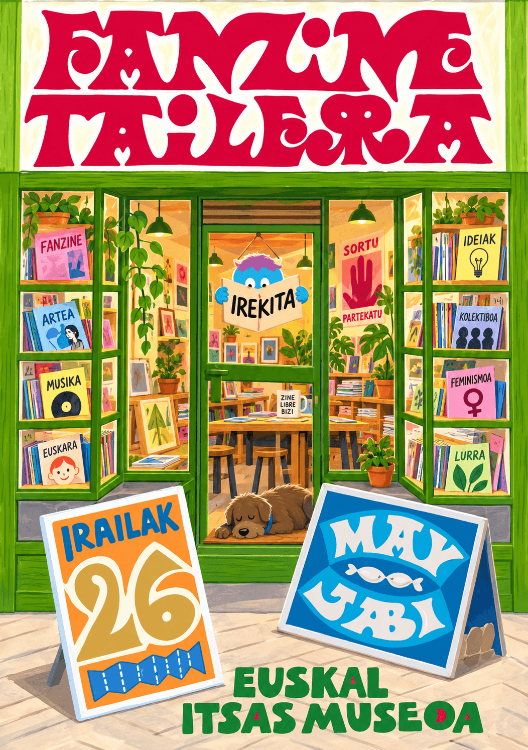 Taller: De la letra al papel: Conociendo las tipografías vascas