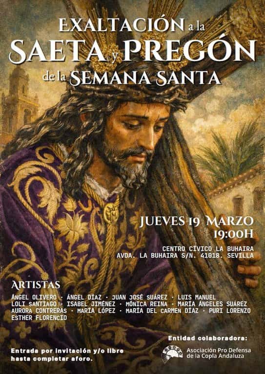 Exaltaci贸n a la Saeta y Preg贸n de la Semana Santa