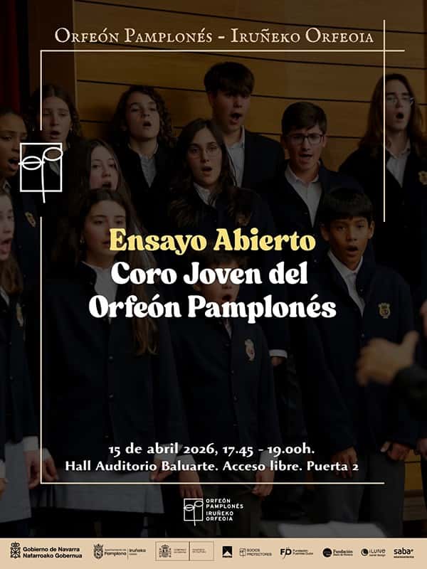 Ensayo abierto del Coro Joven del Orfeón Pamplonés