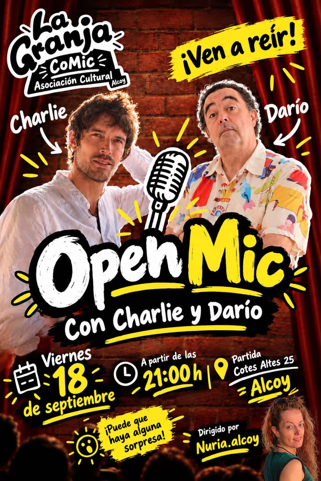 Open Mic con Charlie y Darío