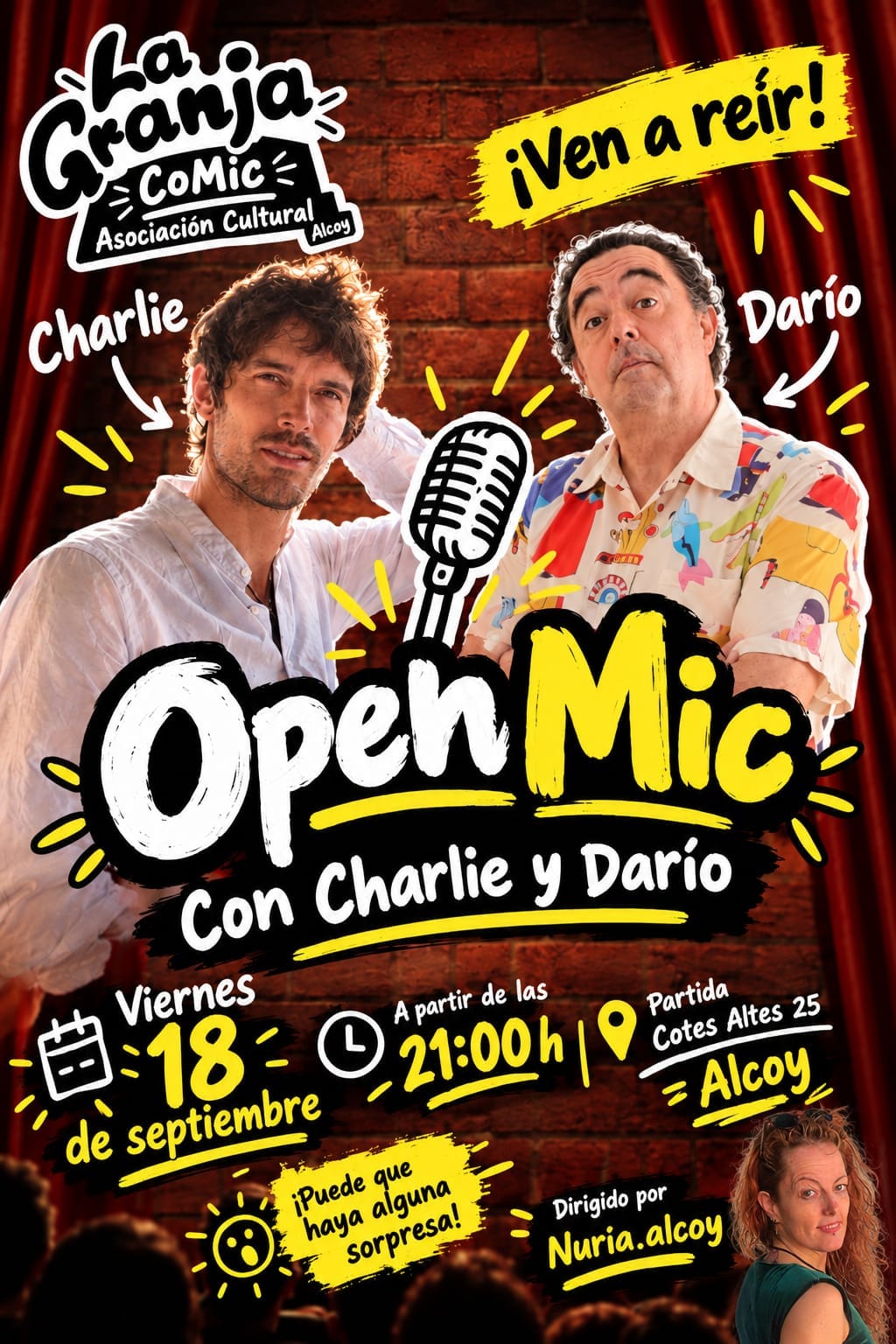 Open Mic con Charlie y Darío