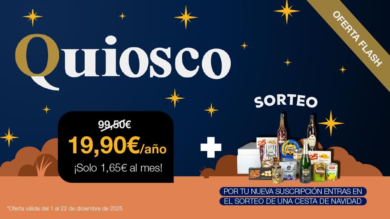 Sorteo de una Cesta de Navidad