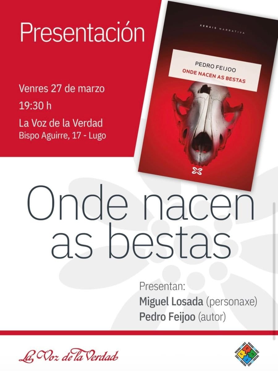 Presentación de Onde nacen as bestas de Pedro Feijoo