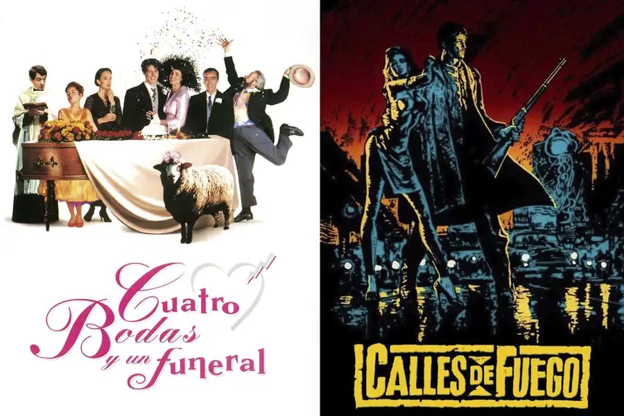 Cuatro bodas y un funeral + Calles de fuego