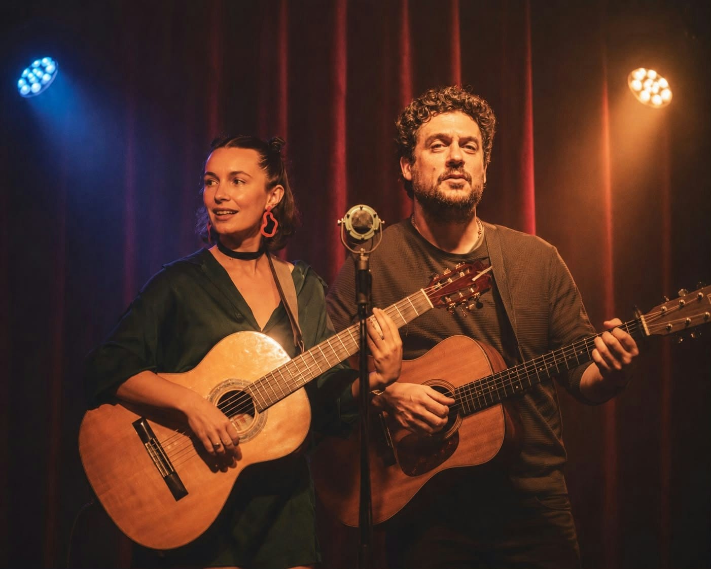 Santiago Alonso y Sofi Hardoy