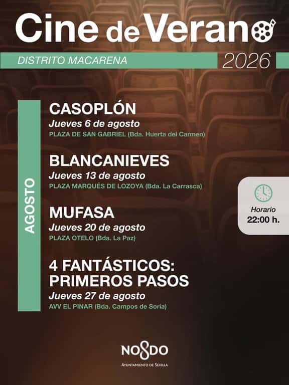 Cine de Verano 2026