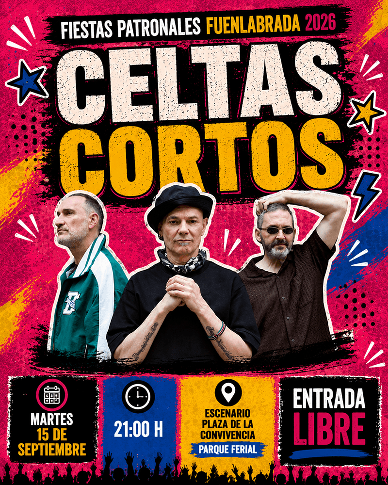 Concierto de Celtas Cortos en Fuenlabrada