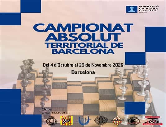Escacs - Campionat Absolut Territorial de Barcelona 2026
