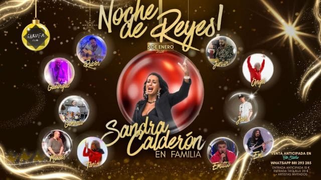 Noche de Reyes con Sandra Calderón e Invitados