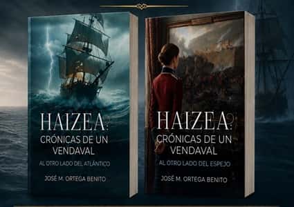 Presentación de libros de la trilogía: Haizea: crónicas de un vendaval, Al otro lado del Atlántico + Al otro lado del espejo