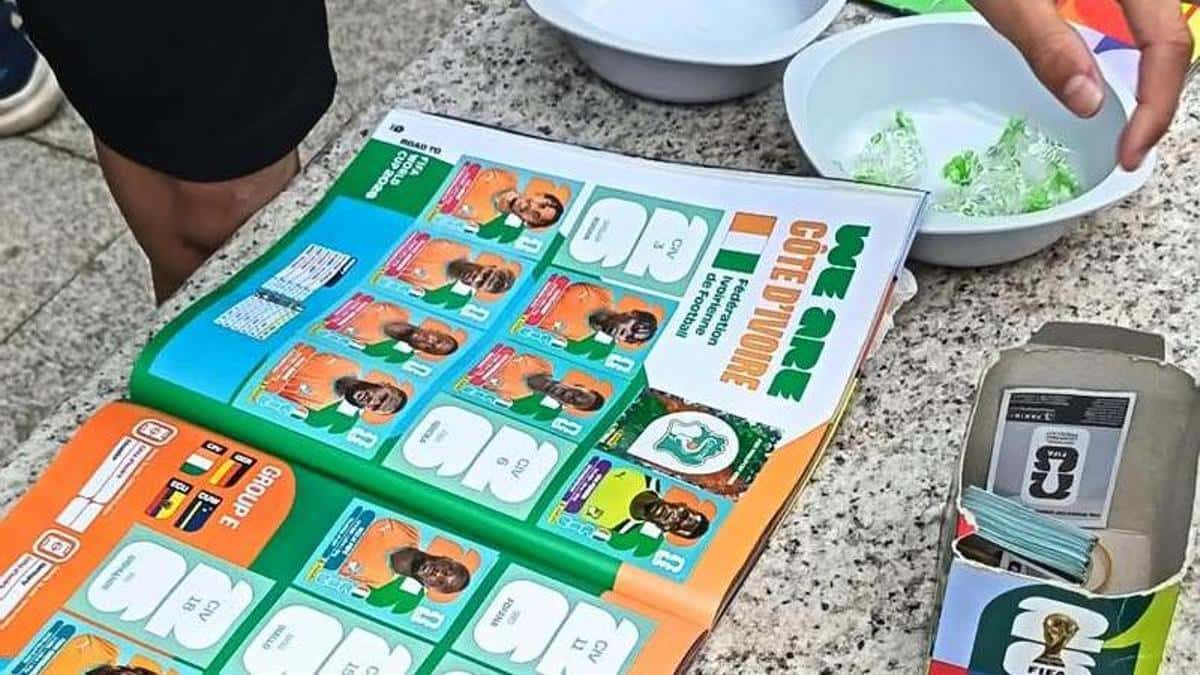 Intercambio de cromos del Mundial 2026