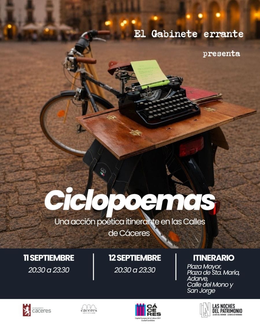 Ciclopoemas: poesía itinerante por las calles