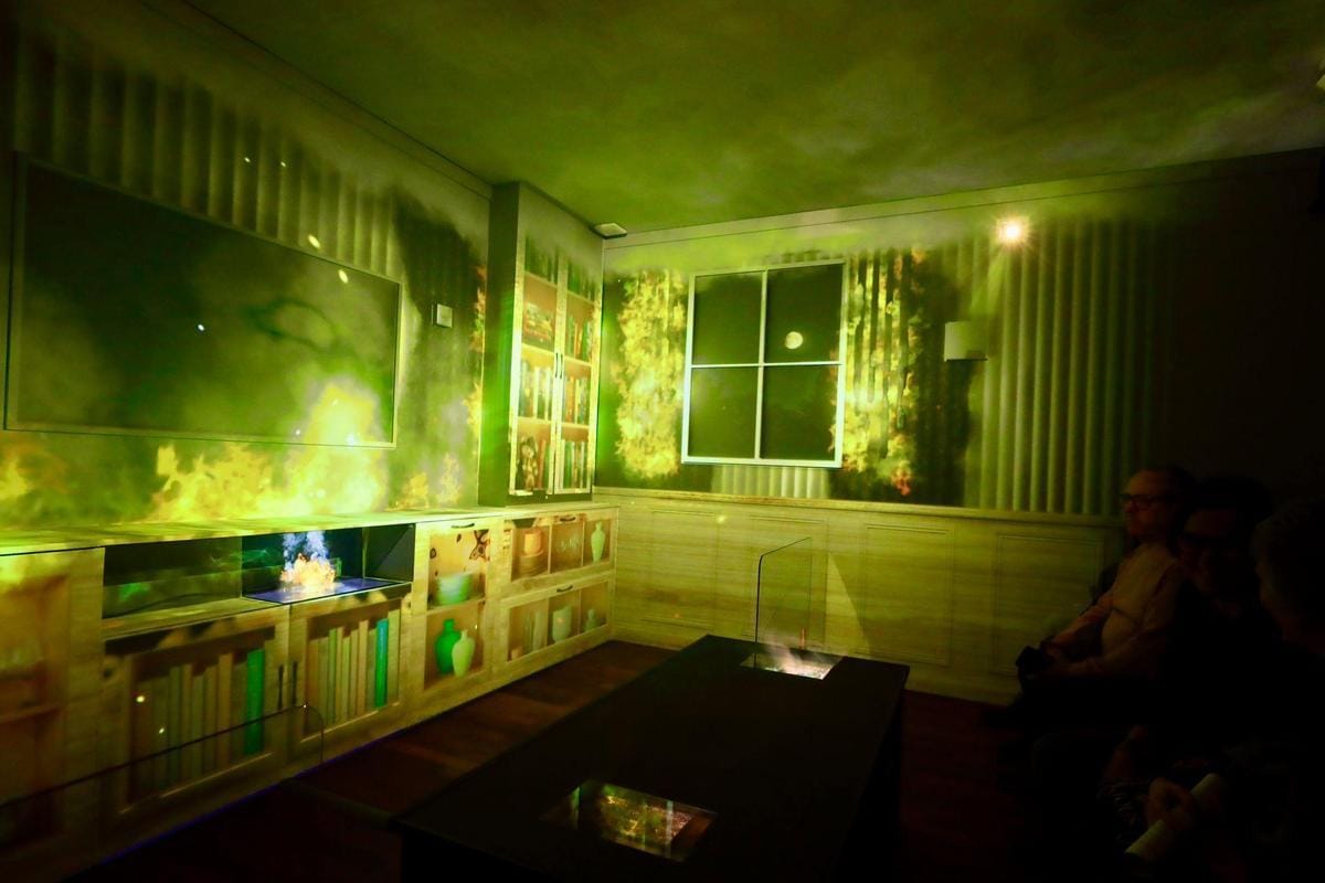 Aula inmersiva: Simulación de incendio en vivienda