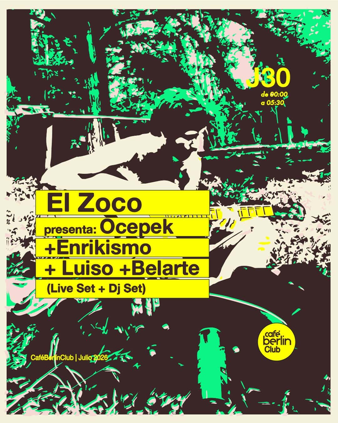 El Zoco presenta · Ocepek + Enrikismo + Luiso + Belarte