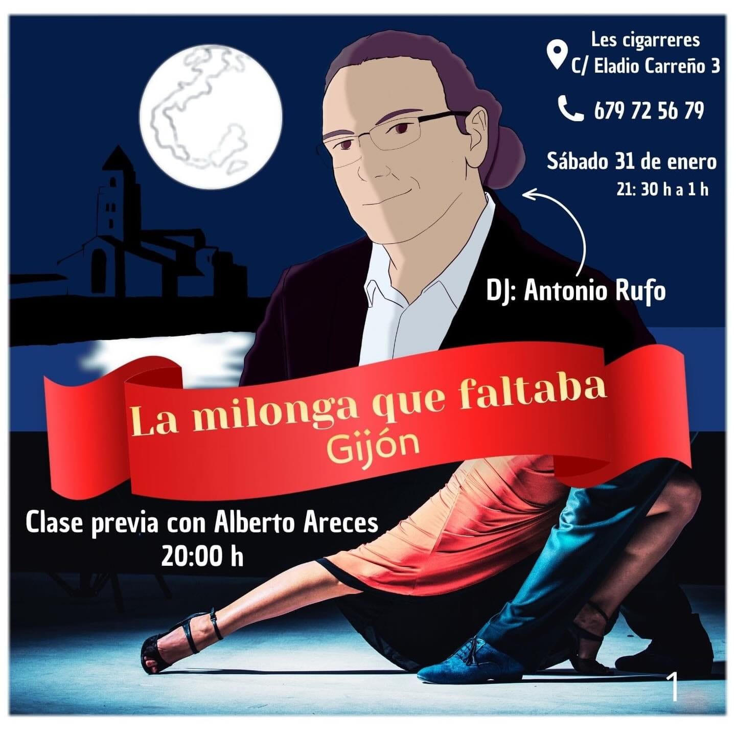 Clase previa de Tango con Alberto Areces