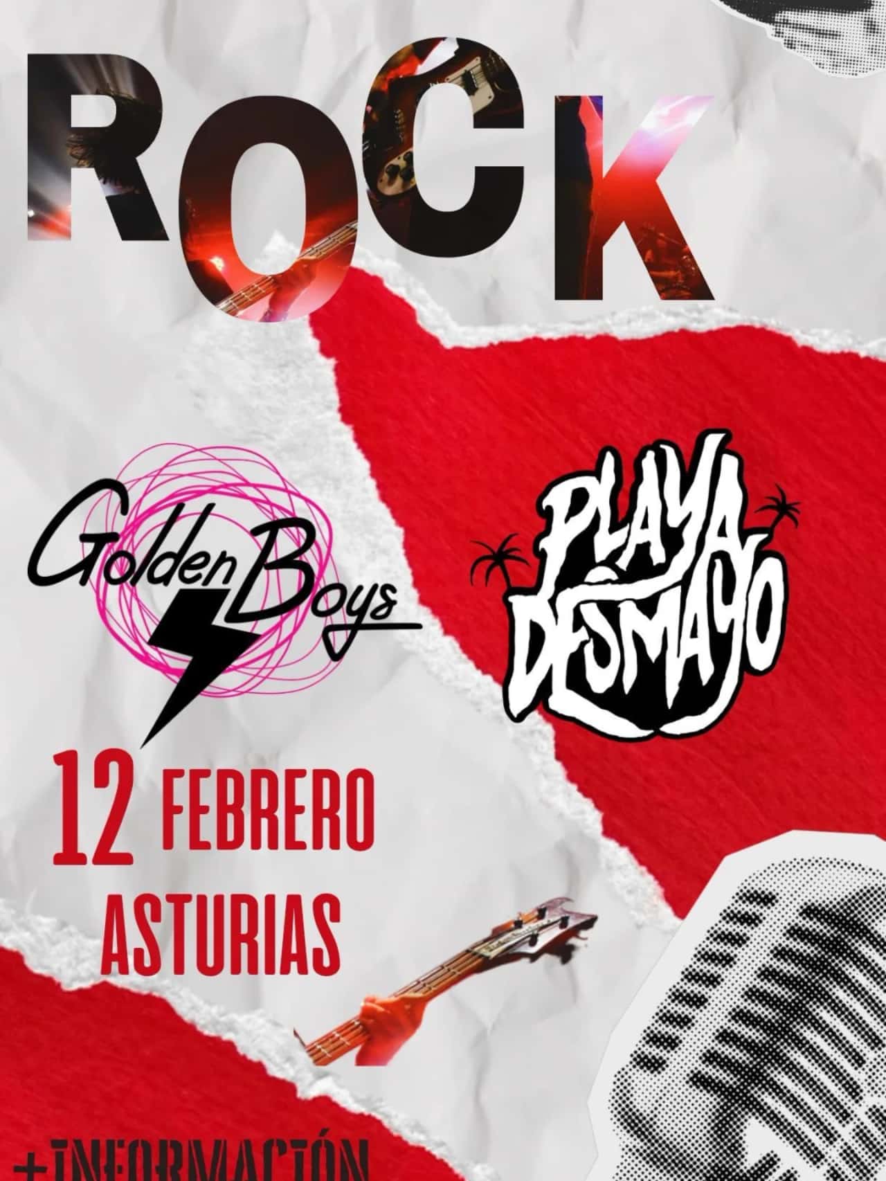 Concierto de Golden Boys y Playa Desmayo