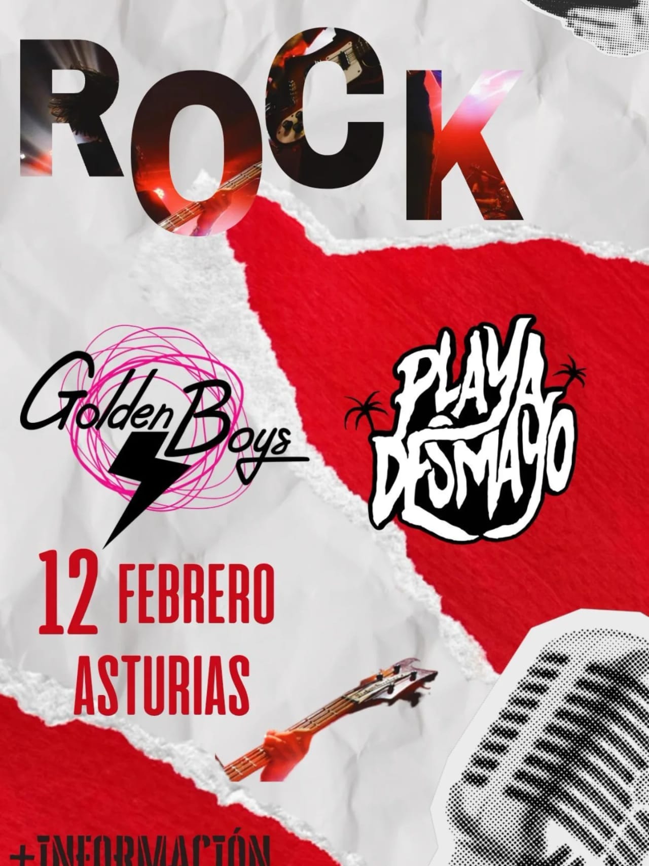 Concierto de Golden Boys y Playa Desmayo