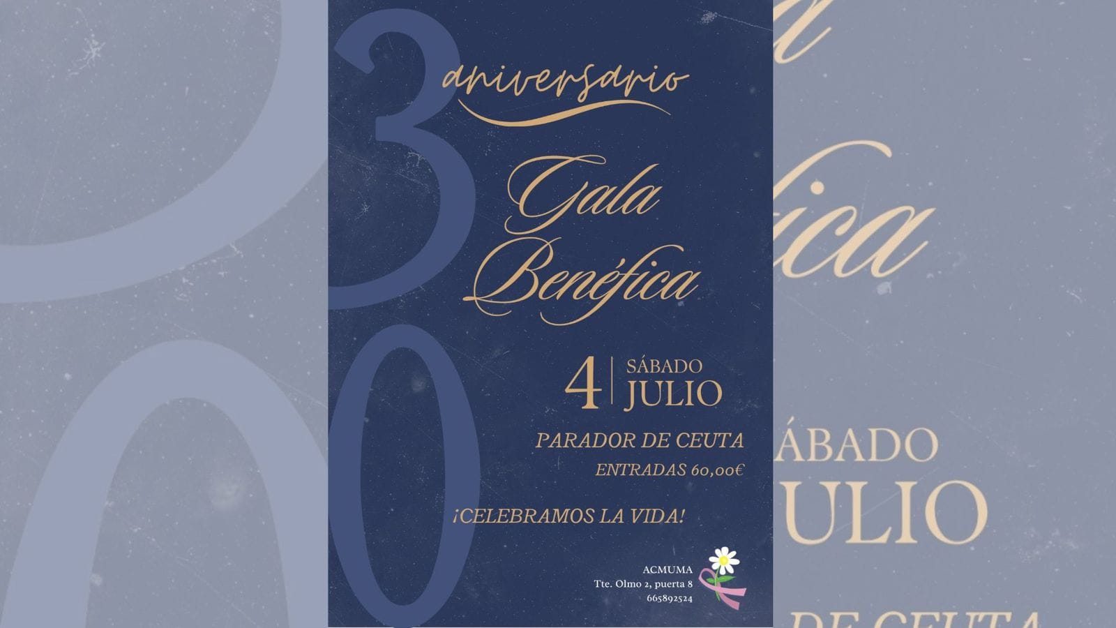 Gala Benéfica por el 30 aniversario de ACMUMA