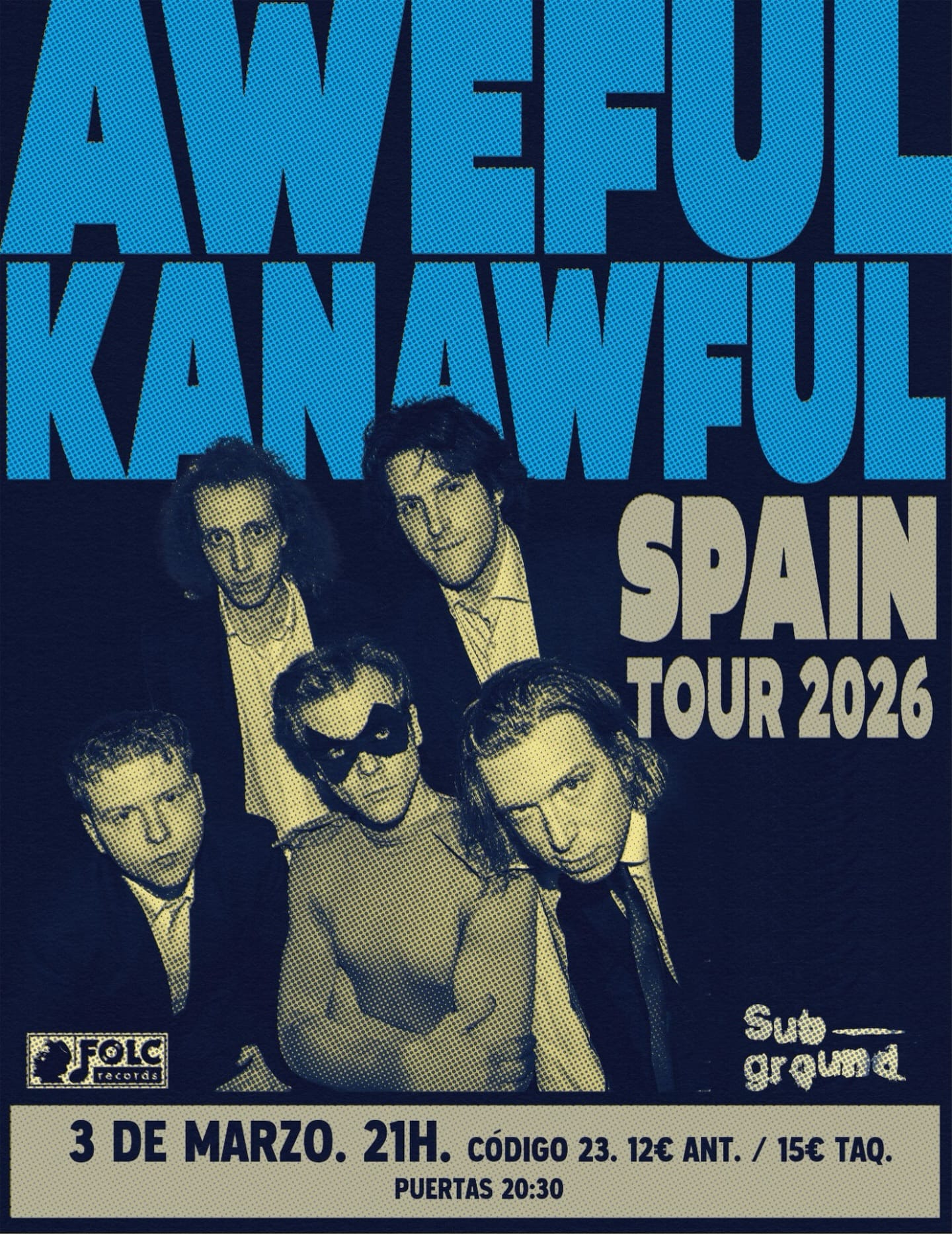 Concierto de Aweful Kanawful