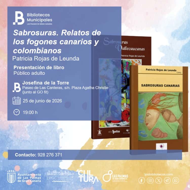 Presentación del libro 'Sabrosuras. Relatos de los fogones canarios y colombianos'
