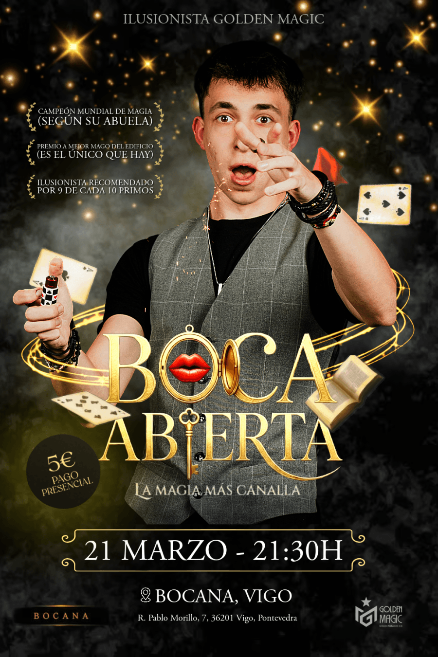 Boca Abierta - Golden Magic Show