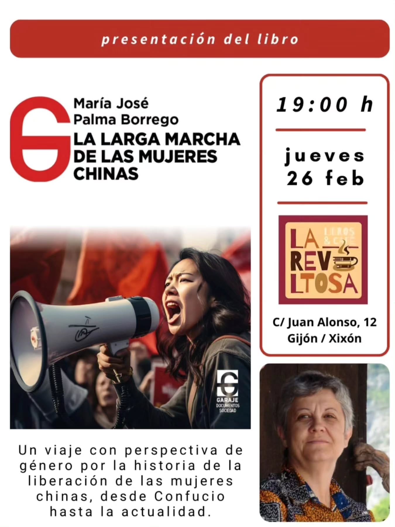 Presentaci贸n del libro 'La larga marcha de las mujeres chinas'