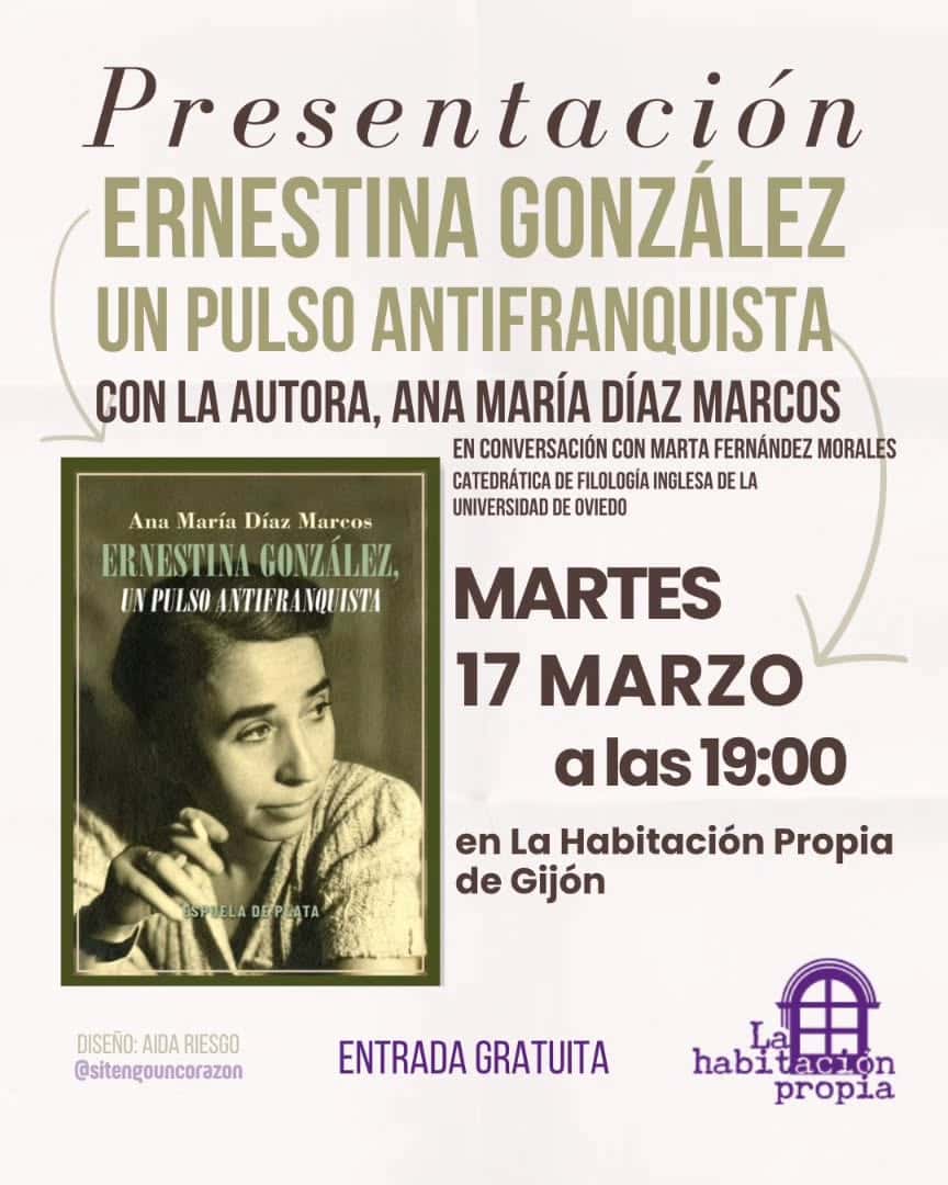Presentación del libro 'Ernestina González: Un pulso antifranquista'
